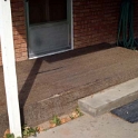 USA ID Boise 7011WAshland EHF Porch 2004JUL03 007  THe previous owners glued outdoor carpet to the congrete block that was the front step. : 2004, 7011 West Ashland, Americas, Boise, Idaho, July, North America, Porch, USA